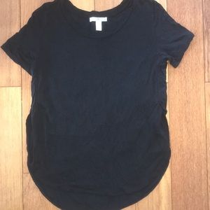 High-Low Black T-shirt size small.